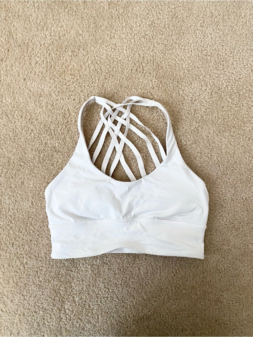 Lululemon Free To Be Moved Bra
White
